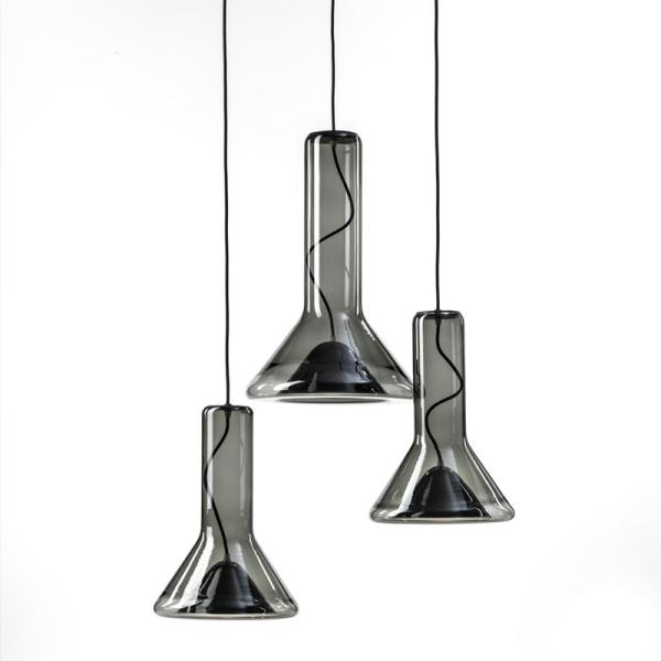 Modern Minimalist Glass Horn Pendant Lamp Bar Restauran Cafe Whistle Medium Pendant Lamp(WH-GP-164)