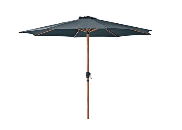 Steel Polyester Outdoor Sun Parasol , Large Waterproof Garden Umbrellas