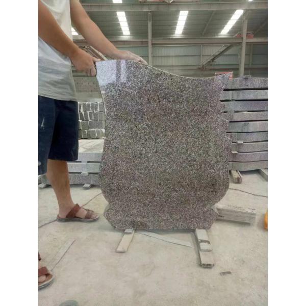 Grey / Brown Granite Memorial Headstones , Memorial Granite Stones Granite Grave Slabs
