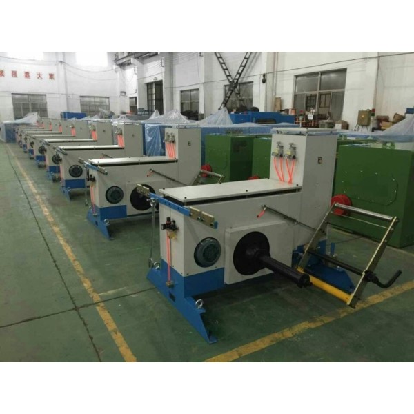 Active Pay Off Machine Multiple Drawing Bobbins Copper Wire Bunching Machine