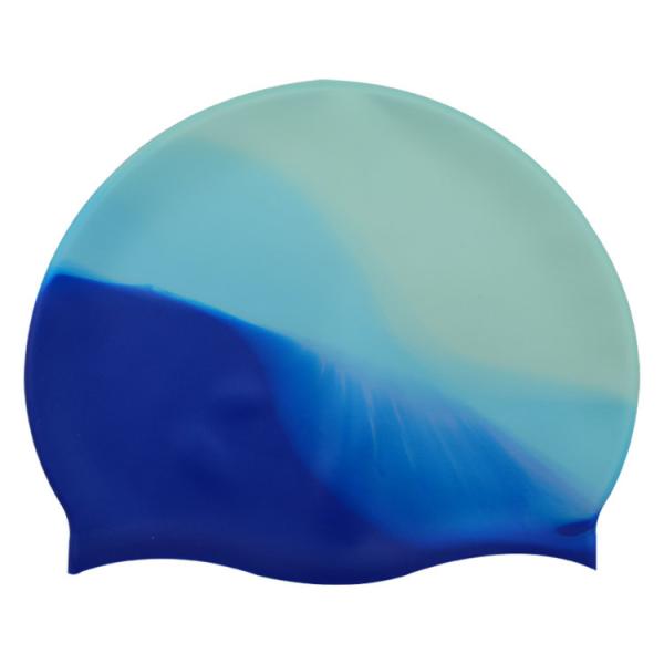Silicone Multicolor Triathlon Swim Cap For Adult Women Men Youth
