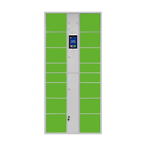 Smart Storage Locker Touch Screen Electronic Luggage Locker Intelligent Parcel Delivery Kiosk Steel Cabinet OEM