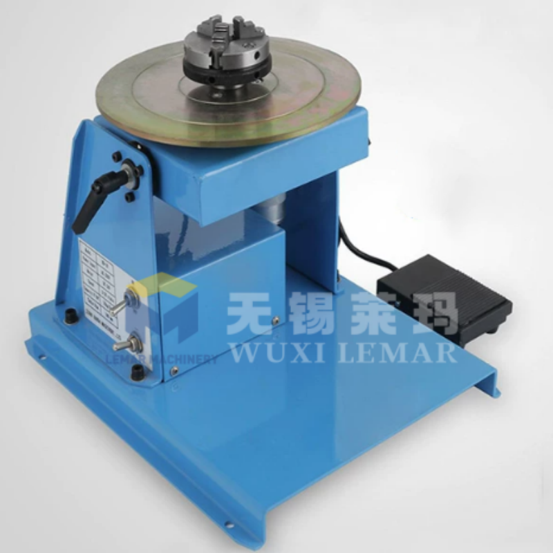 BY-10 10kg Welding Positioner with 3-Jaw Chuck Foot Pedal Control
