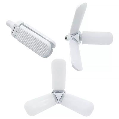 Deformable Foldable Blade LED Lights Bulb 3 Leaves 83.5x78x240mm