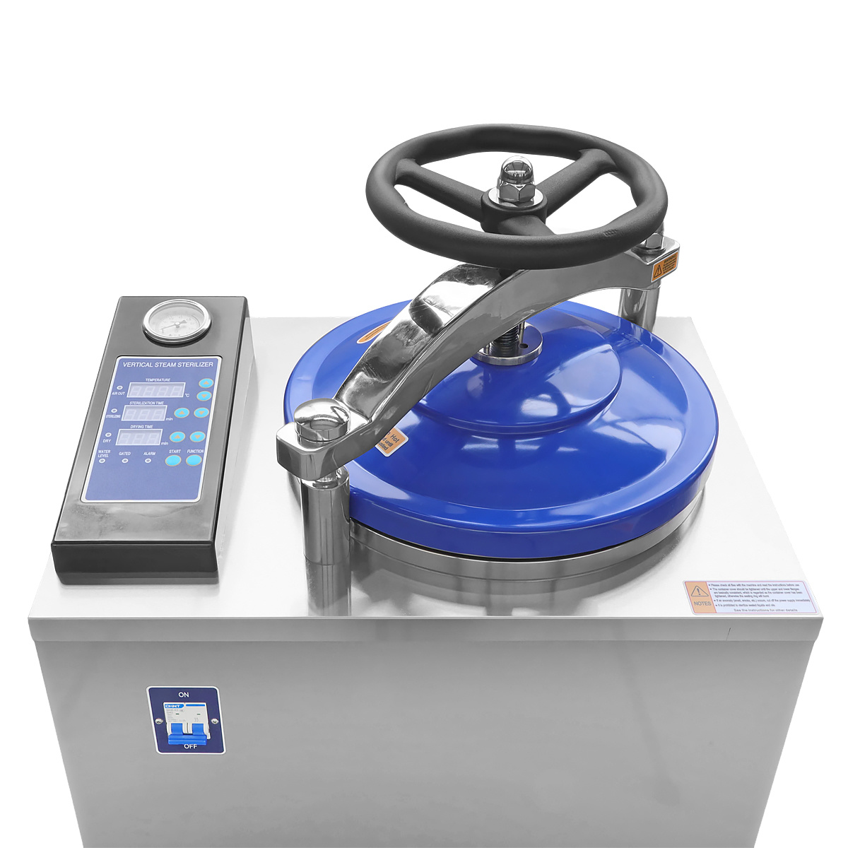 Cenlee OEM Laboratory Internal Cycle Steam Sterilizer 35-100L SUS304 116-134°C Digital Control Vertical Autoclave