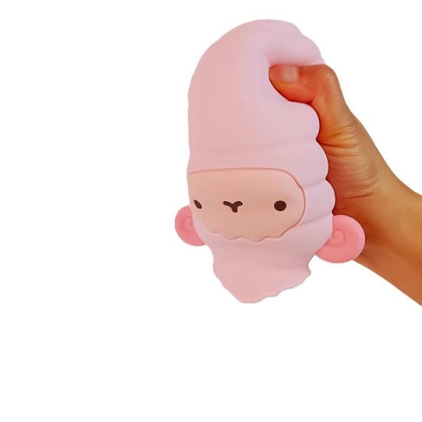 Cartoon saco de água quente garrafa com tampa de parafuso ombro mão pés aquecedor compressão quente e terapia de frio para mulheres crianças presentes