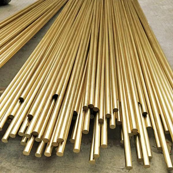 Barra de bronze lisa Rod C21000 C22000 horizontalmente 1200mm de liga de cobre de ASTM