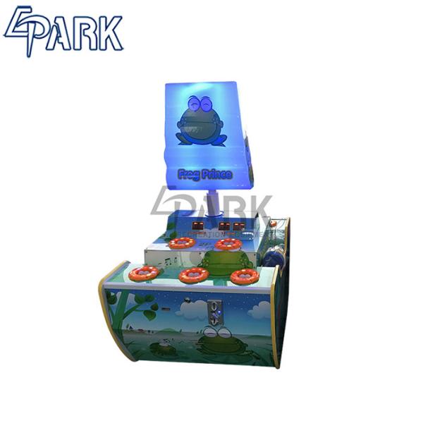 Coin Operated Hitting Frog Cabinet Machine , Double Play Hamster Ticket Redemption Machine