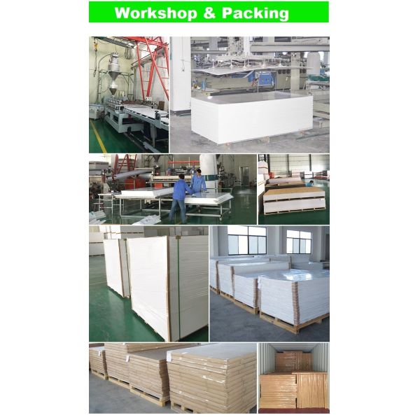 3mm White PVC Foam Board Multiple Density Extruded Wall PVC Panel