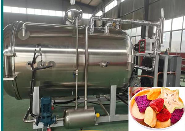 Refcom Bitzer Vacuum Industrial Freeze Dryer Air Cooling