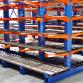 Rayonnage cantilever en acier robuste personnalisé pour le stockage en entrepôt