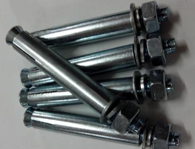 High Standard Expansion Anchor Bolt Carbon Steel With Coarse / Fine Pitch
