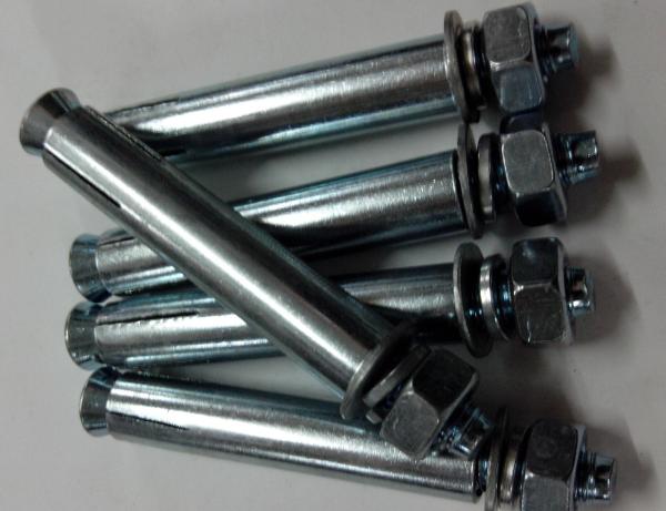 High Standard Expansion Anchor Bolt Carbon Steel With Coarse / Fine Pitch