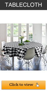 Tablecloth Rectangle Stain Resistant Spillproof Washable Polyester Gingham Table Cloth Outdoor Picnic, Kitchen holiday