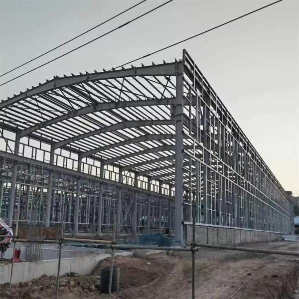 Prefabricated Steel Structure Warehouse ASTM Standard Services Included Customizable Build