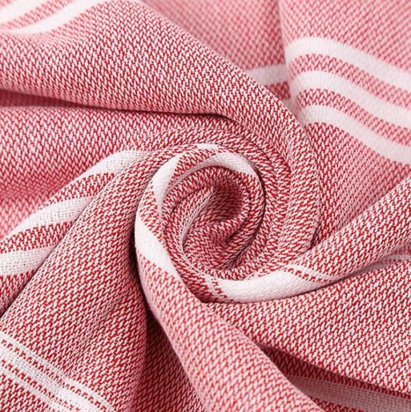 80x160cm Tassel Beach Towel 100 % Cotton Bath Towel Tassels Customizable
