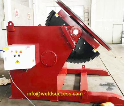 Load Capacity 10t Pipe Welding Positioners Rotary And Tilting Welding Turntable
