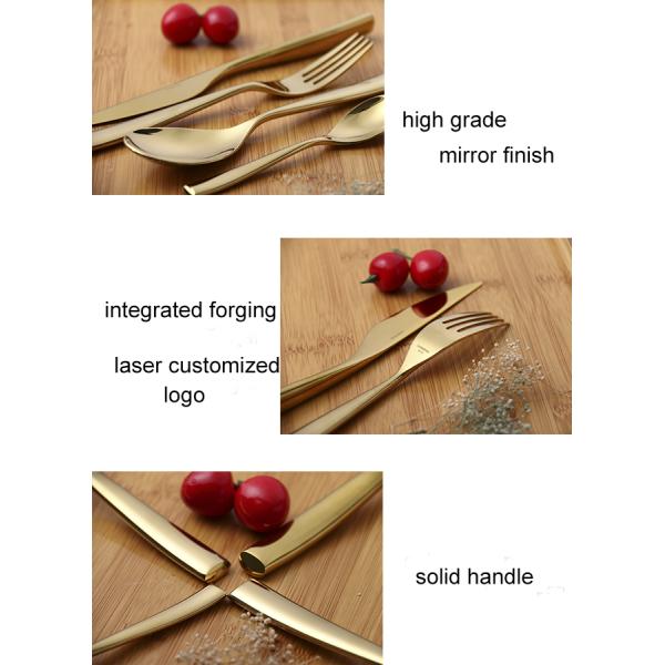 Eco Friendly Luxury Forged 206mm SS Cutlery Set