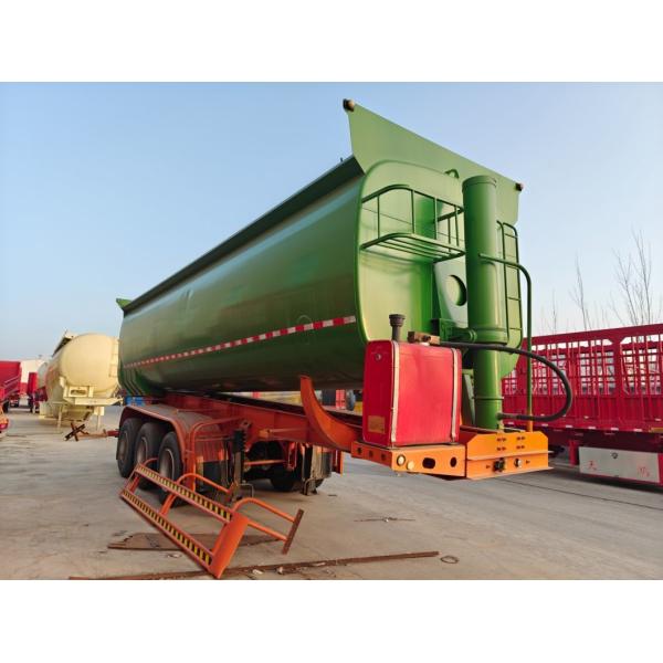 008 3 Axles 50ton Tipper Semi Dump Trailers with One Years After-sales Service 008