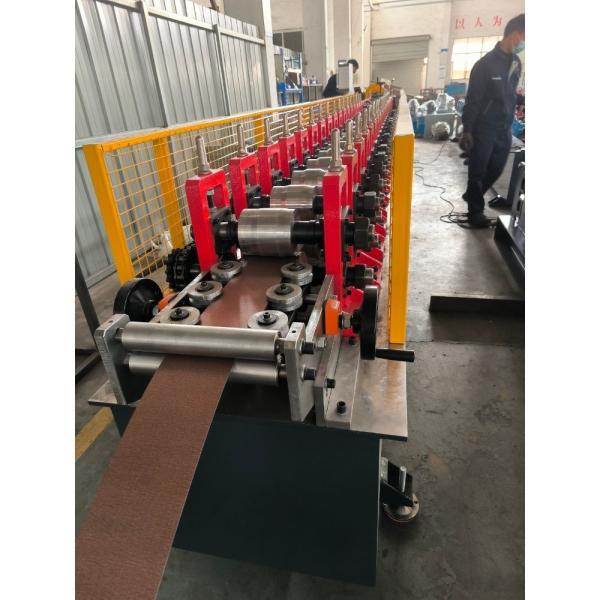 0.7-1.2mm Thickness Galvanized Metal Steel Rolling Shutter Door Bottom Slat Roll Forming Machine with Saw Cutting