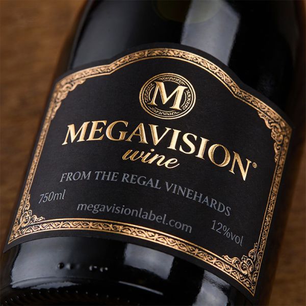 Custom Black Luxury Texture Paper 3D Spot UV Labels Custom Printing Gold Embossed Wine Label Your Logo for Liquor Bottle
