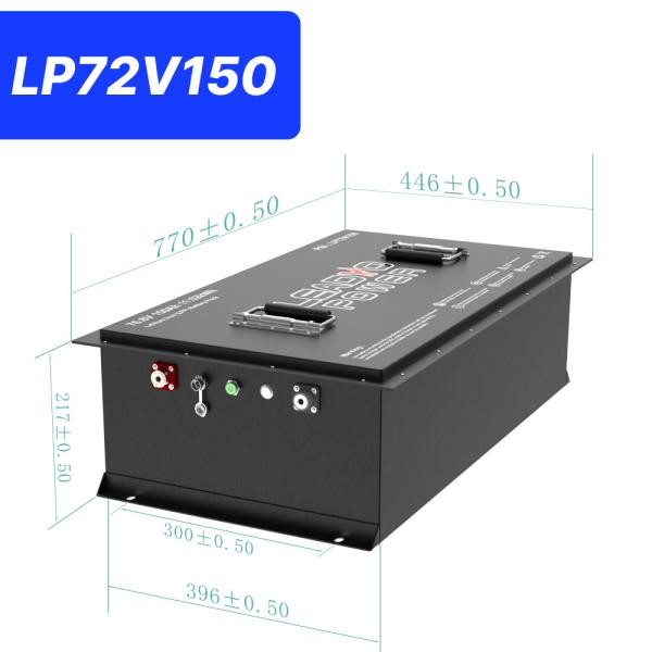 72V 150Ah 76.8V LiFePO4 Golf Cart Battery Conversion Kit 5yrs Warranty