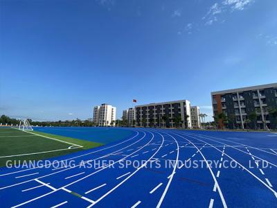 Professional 13mm Hybrid Plastic Running Track Eco-Friendly PU and EPDM Granules Wear-Resistant Anti-Aging IAAF-Compliant for Schools