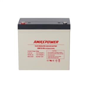 AMAXPOWER Sealed Lead Acid 12V 50ah 55ah UPS Storage Battery UPS Battery