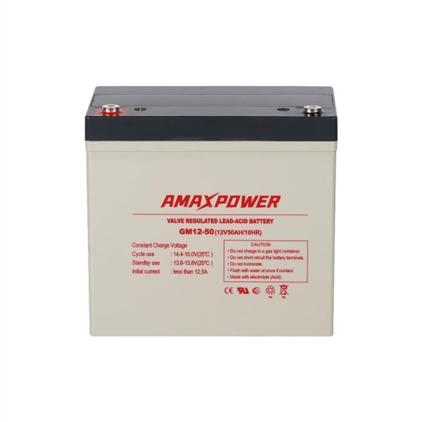 AMAXPOWER Sealed Lead Acid 12V 50ah 55ah UPS Storage Battery UPS Battery