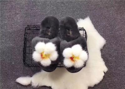 Fashion Sheep Wool Slippers , Winter Women Indoor Warm Fluffy Home Shoes