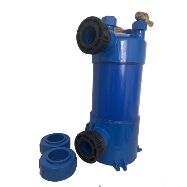 Titanium Heat Exchangers Free Swimming Pool Heat Using Waste Heat Recovery From Air Conditioner