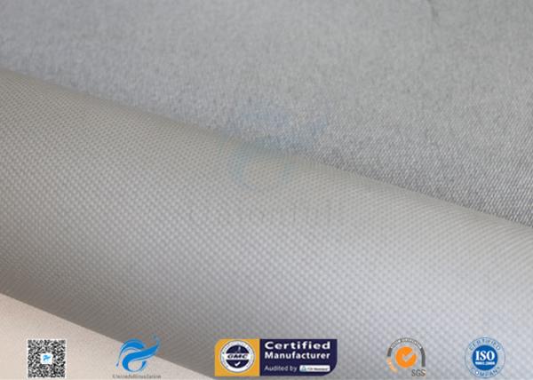Abrasão revestida do Weave de cetim da tela 0.85MM da fibra de vidro do silicone cinzento resistente