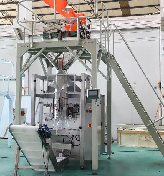 Automatic multi-channel continuous snack silk worm cocoon packing machine