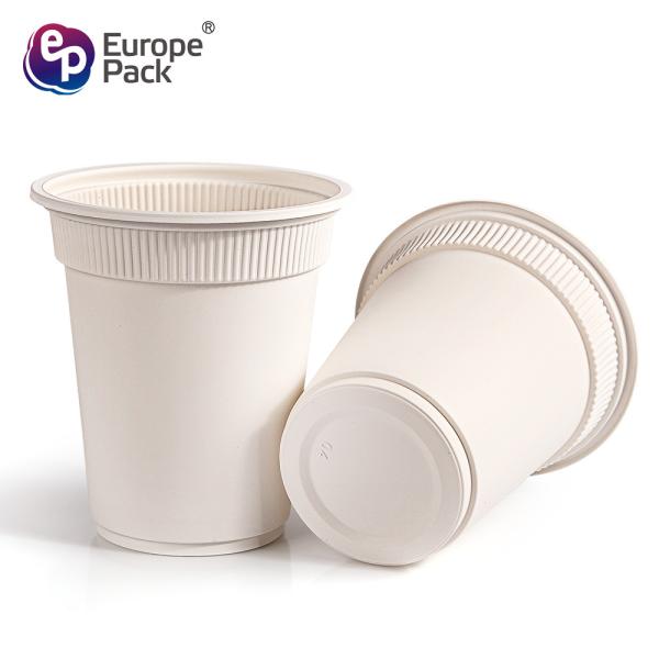 Food grade corn starch 12 oz disposable biodegradable smoothie cups
