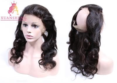 Full Curticle Aligned 360 Lace Frontal  Natural Black With Body Wave Virgin Hair