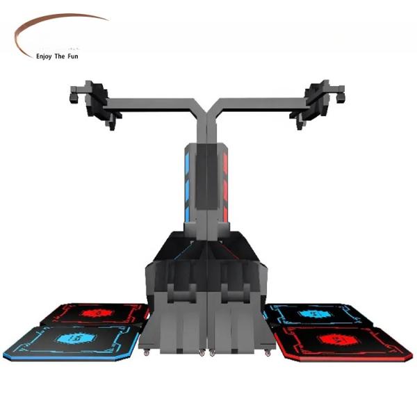 Indoor Virtual Reality Machines Multiplayer VR Shooting With Metal Material
