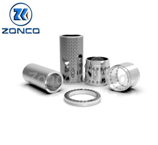 Oil Field PDC Bearing / Anti Friction Thrust Bearing 124 X80 X 26mm Anti Corrosion