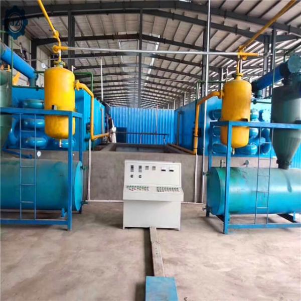 20ton Scrap Tire Recycling Waste Tyre And Plastic Pyrolysis To Fuel Oil Plant