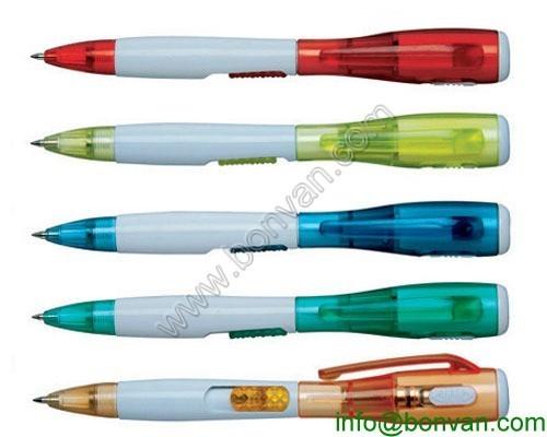 plastic light pen, led light ball pen,printed gift promotional led light pen