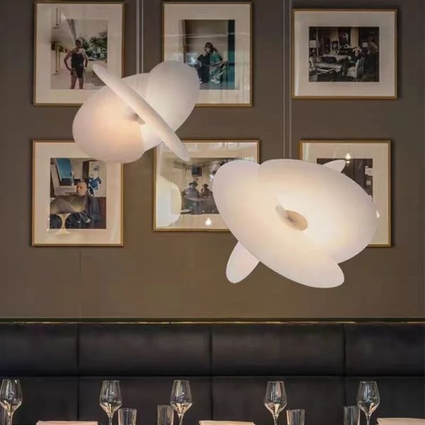 Silk Fabric Chandelier Eye Protection LED Levante Pendant（WH-AP-607）