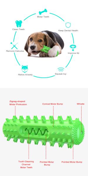 Multifunctional Squeaky Dog Chew Toy – TPR Dental Stick with Sound and Treat Dispenser, 200g, Bulk Pet Supplies for Export