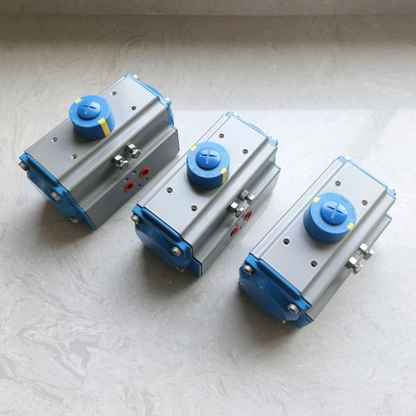 Spring Return Pneumatic Rotary Actuator Rack And Pinion