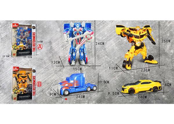 9  Plastic Transformers Car Robot Toys / Action Figure Dinosaur Transformer Toy
