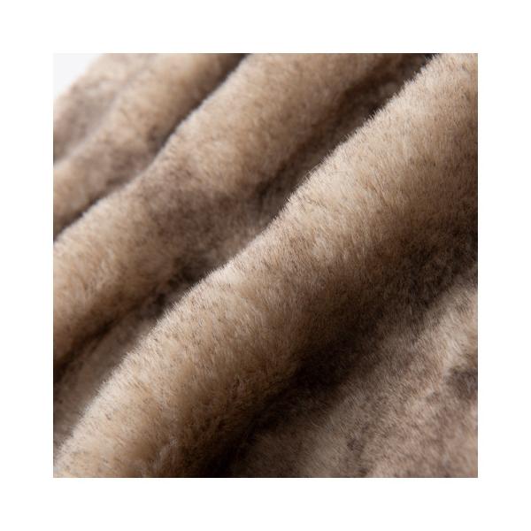 Soft Comfortable 100% Polyester Home Textiles Fabric For Mattress Faux Rabbit Fur
