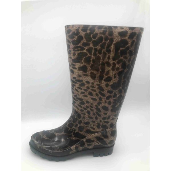 Bottes de pluie pour femmes antidérapantes avec semelle extérieure en PVC