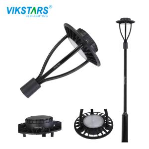 Logement noir rond de la lumière IP65 60/120/150w de jardin de la forme LED pour