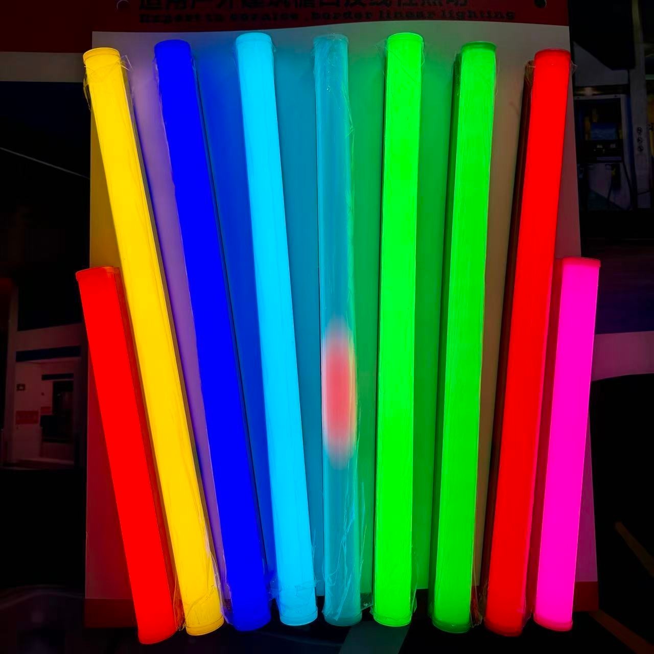 DC24V Led Border Tube Light For Gas Station Red Blue Green Color IP68 Anti Condensation