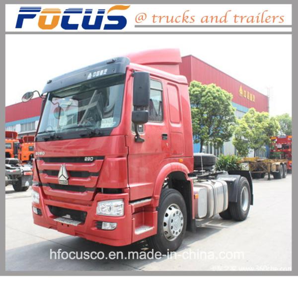 4*2 336HP HOWO 7 Tractor Truck with Flat Roof for Sale