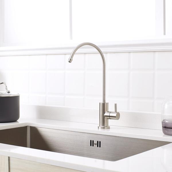 Stainless Steel 304/316 Kitchen Sink Reverse Osmosis Filter Drinking Purifier Ro Water Faucet Satin Finished