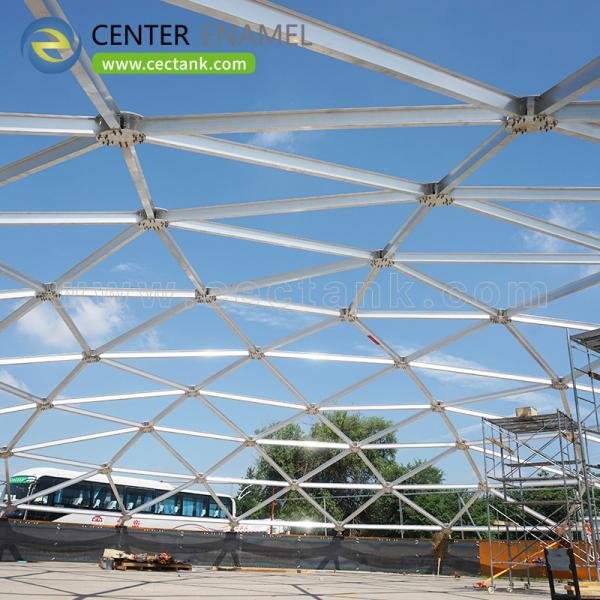 Toits de dôme en aluminium à étendue transparente préfabriqués